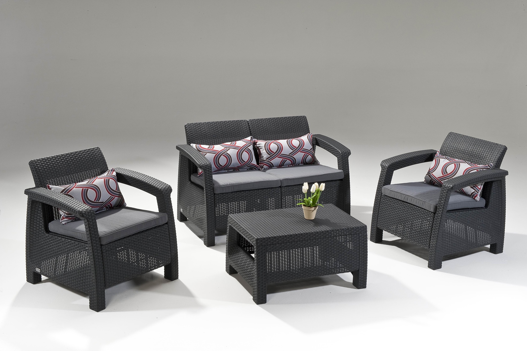 Malaga Garten-Set Rattan – Bild 7