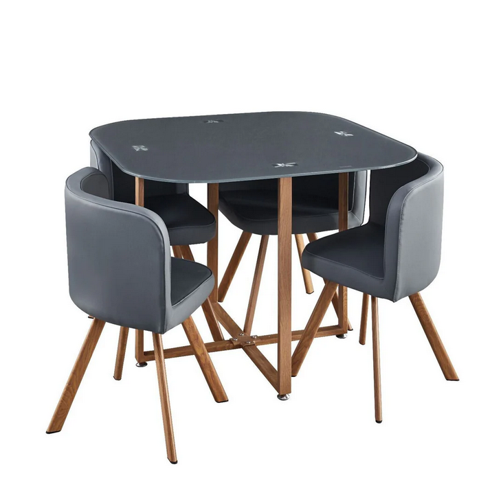 Teka Glastisch-Set 4 Stühle – Bild 6