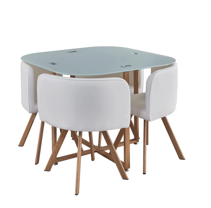 Teka Glastisch-Set 4 Stühle – Bild 2