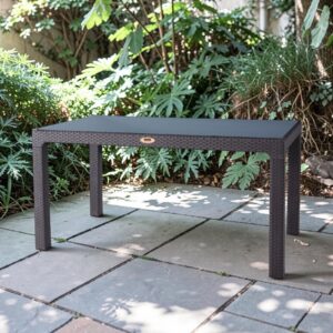 Milano Rattan Tisch 140×80